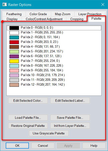 Palette